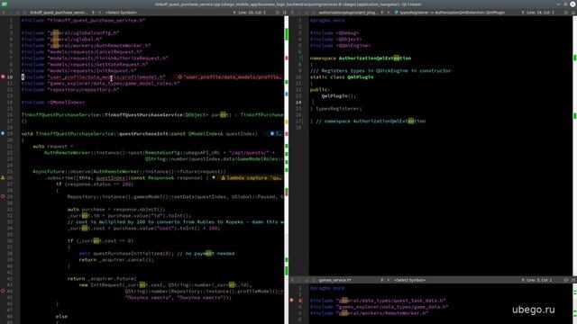 Мобильное приложение C++ Qt QML ༼ つ ◕_◕ ༽つ Уличные квесты Ubego - ubego.ru смотреть онлайн