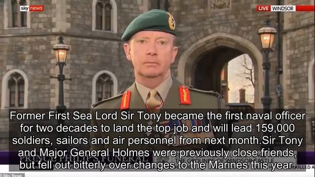 Top military officials gather for funeral of ex-Royal Marines general смотреть онлайн