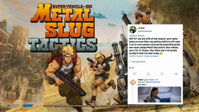 Metal Slug Tactics - First Gameplay Details смотреть онлайн