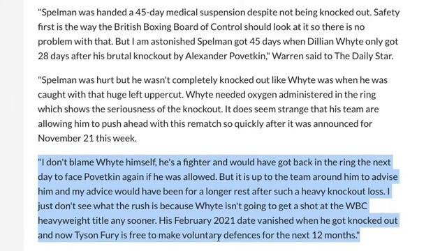 Frank Warren: Whyte Received Shorter Medical Suspension Than Spelman? #RDCR #FrankWarren #BBBofC смотреть онлайн