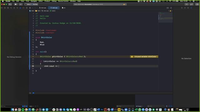 C++ Basics Lesson 09 (with my Son) - enum & enum class смотреть онлайн