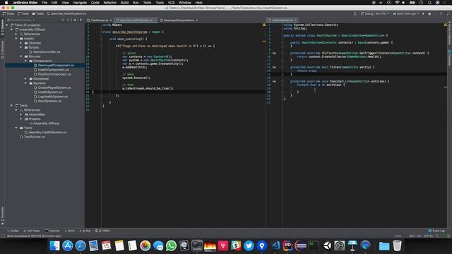 Entitas ECS Unity Tutorial - Git & Unit Tests смотреть онлайн