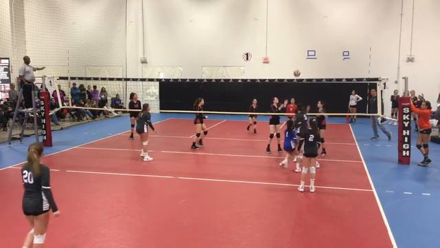 Fusion Crimson 13U vs Club 1 Royal 2nd set смотреть онлайн