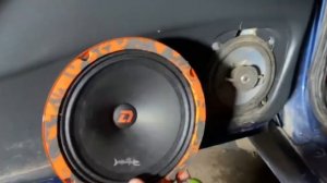 Замена штатных динамиков в ваз 2114 на  DL AUDIO BARRACUDA 165