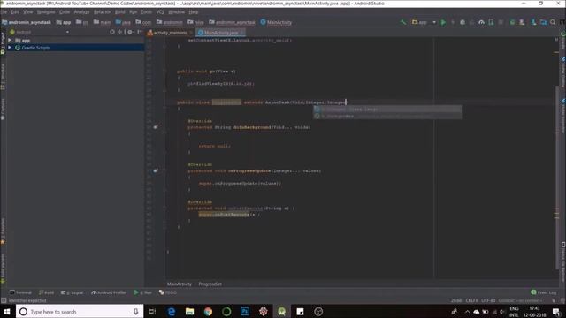 Android Studio - AsyncTask, work in the background! смотреть онлайн
