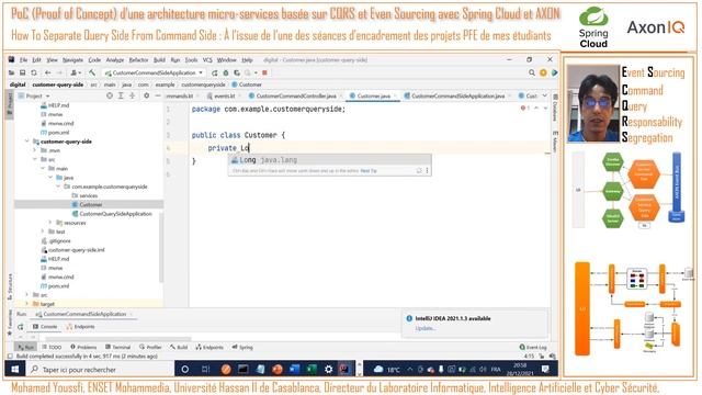 PoC Event Driven Architecture CQRS and Event Souring with Spring Cloud and AXON смотреть онлайн