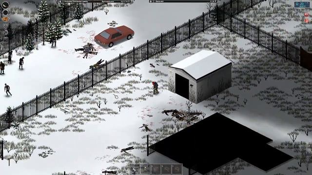 Project Zomboid #21 Жора дровосек выходит в Зиму Засада ч 1 смотреть онлайн