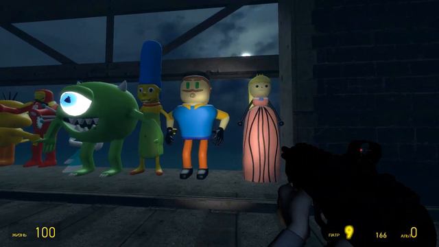 3D MEMES FALL FROM BRIDGE! SPARTAN SUPER KICK [V1-7] 3D MEMES NEXTBOTS! Garry`s Mod смотреть онлайн