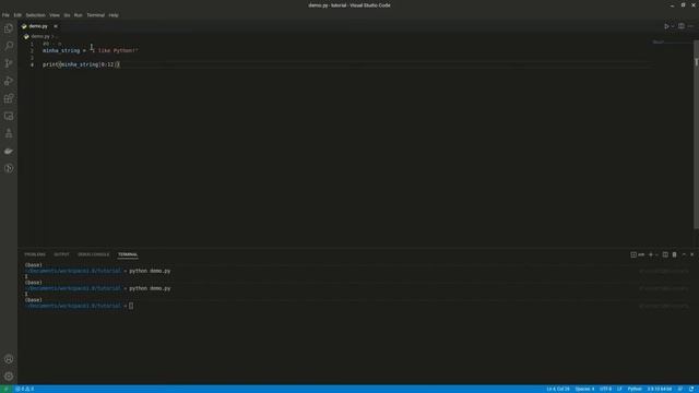 Tutorial Python | String Slicing em Python смотреть онлайн