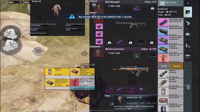 QBZ One Eyed Cobra Beast Gun + Full Cobra Armour Pubg Metro Royale Advance mode смотреть онлайн