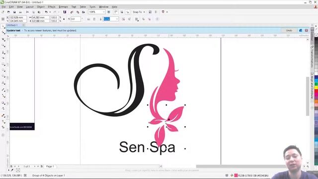 Cách Thiết Kế Logo | Vẽ Logo | Học Corel смотреть онлайн
