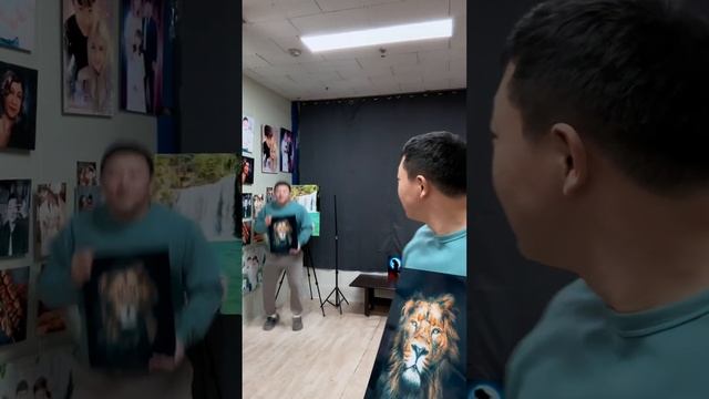 메탈액자?would you like to get one??Metal photo prints??? #portraitpainting #artoncanvas #poster #gift смотреть онлайн