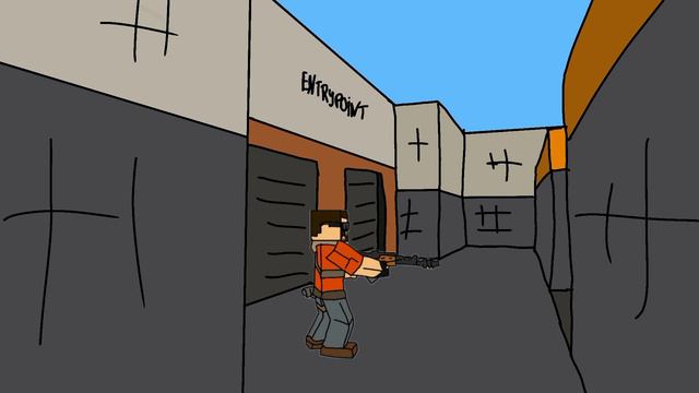 Прыгающий чел | Блокпост мобайл анимация | Blockpost Mobile Animation