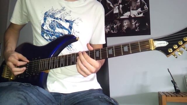 Judas Priest - Halls Of Valhalla With Solos Guitar Cover [TAB] [HD] смотреть онлайн