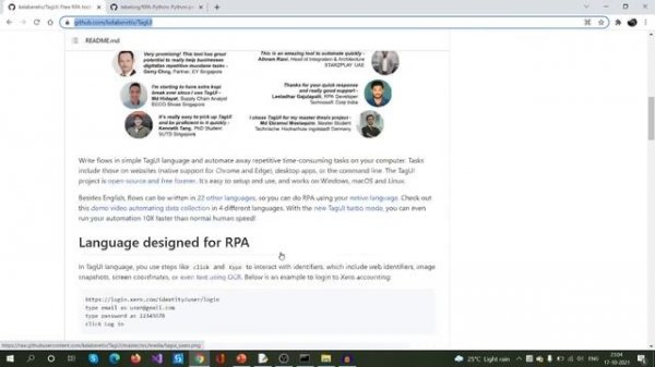 RPA For Python Tutorial -------- Introduction