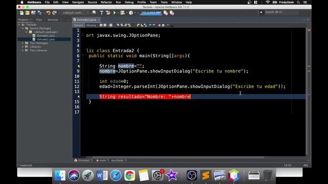 Ingresar datos desde el Teclado con JOptionPane showInputDialog en Java смотреть онлайн