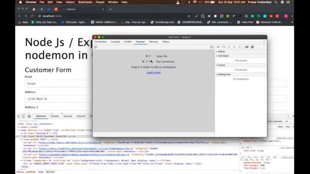 Debug Node js Application inside Chrome DevTools | NodeJS Debugging | Best way to debug Nodejs App смотреть онлайн