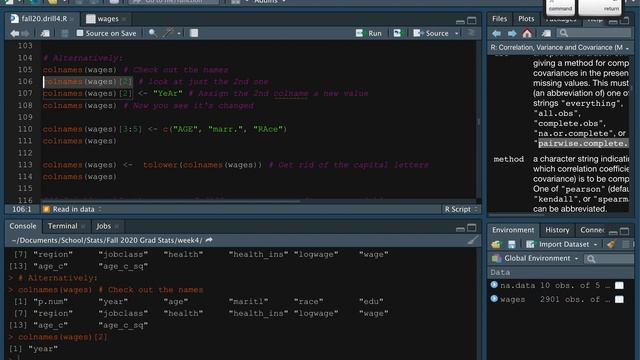 PSYC 5133 (Fall 20): Drill 4 -- NAs, factors, col names, binomial distribution смотреть онлайн