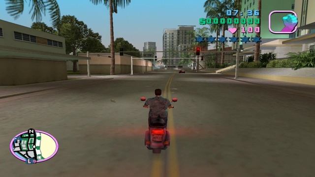GTA - VICE CITY. ЕЗДА ПО УЛИЧНЫМ ДОРОГАМ ГОРОДА! смотреть онлайн