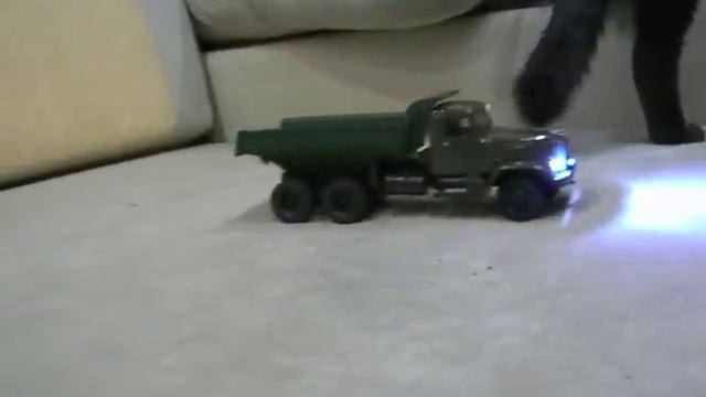 RC КрАЗ-256Б "Самосвал" Электрификация масштабных моделей. Проект: "Динамика 35" смотреть онлайн