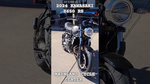 2024 KAWASAKI Z650 RS WALK-AROUND #RETRO #motorcycle #650 #FIRST BIKE смотреть онлайн