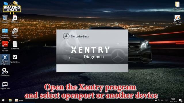 Installation Mercedes Xentry PassThru for Openport 2.0 + Addons + Driver / Xentry Fix Error 2221-45 смотреть онлайн