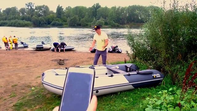 Штатный насос 5 литров, качаем лодку! смотреть онлайн