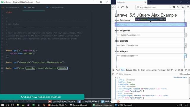 Laravel 5.5 AJAX : Dynamic Dependant Select Dropdowns using JQuery Ajax смотреть онлайн
