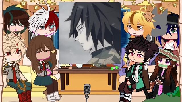 MHA/BNHA and Demon Slayer/KNY react to EachOther (1/2) •Demon Slayer• смотреть онлайн