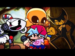 Богдан топ4к поротив капхеда санса и бенди фнф инди кросс