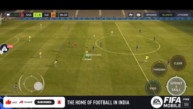 Chiesa In My Team | FIFA MOBILE | New Squad Live Gameplay смотреть онлайн