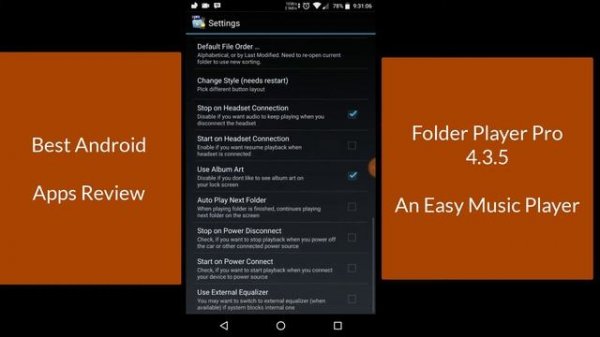 Folder Player Pro 4.3.5, An Easy Music Player