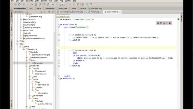 Symfony 2.3 Beginners Tutorial - Part 5 - Doctrine, ORMs, and your Database (1080p) смотреть онлайн