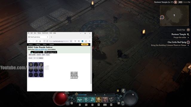 Cellar 3x3 Torch Puzzle SOLUTION - Diablo 4 смотреть онлайн