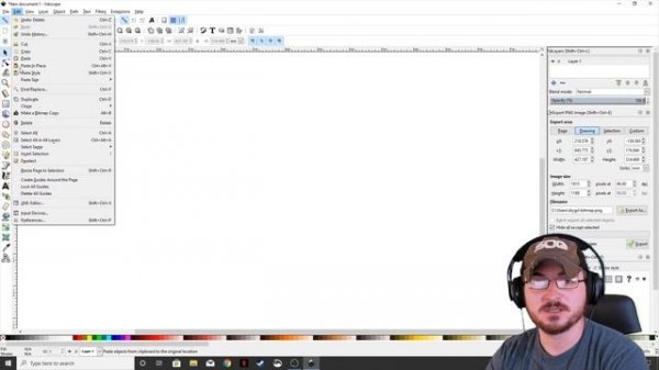 How to remove the background from an image using Inkscape