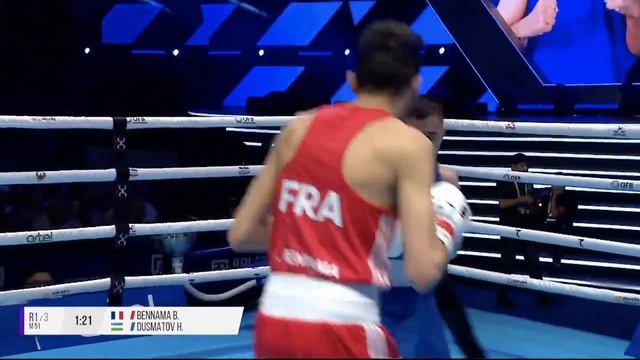 Hasanboy Dusmatov (UZB) vs. Billal Bennama (FRA) IBA World Boxing Championships 2023 Final (51kg) смотреть онлайн