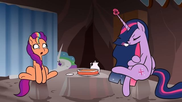 Санни встречает Твайлайт!!! - анимация my little pony смотреть онлайн