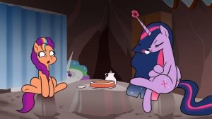 Санни встречает Твайлайт!!! - анимация my little pony