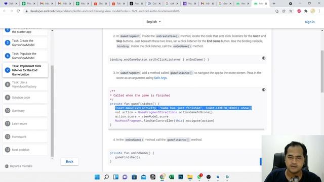ViewModel Part 2 - Android Kotlin Fundamental смотреть онлайн
