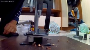 Обжим донца гильзы за 3 сек станок РЫСЬ