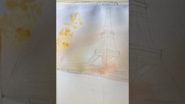 Урок акварели. Эйфелева башня 2 смотреть онлайн