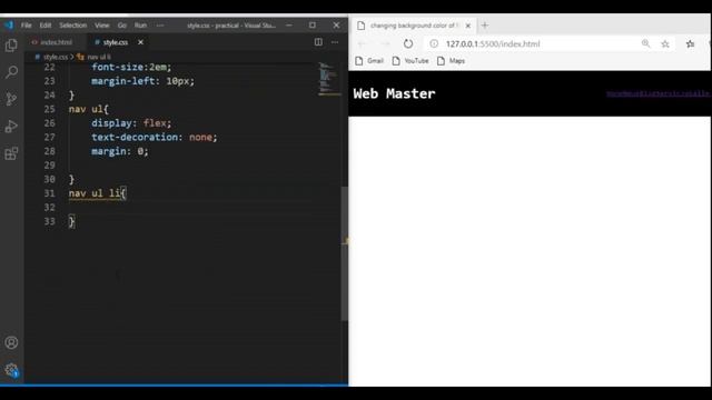 Changing background color of Navbar When Scrolling смотреть онлайн