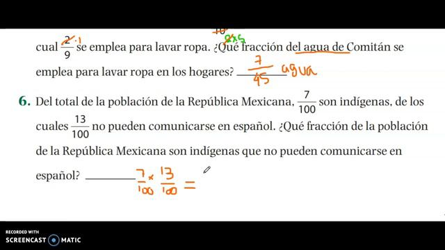 Fracciones y porcentajes (2.21) смотреть онлайн