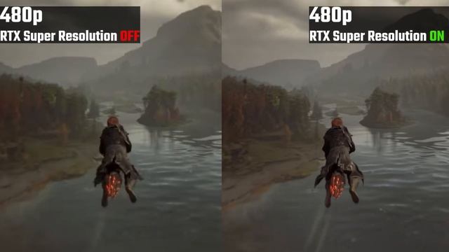 NVIDIA RTX Super Resolution TEST in Hogwarts Legacy - 480p to 720p+ смотреть онлайн