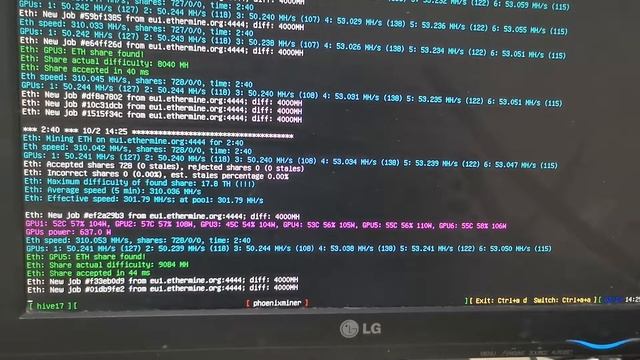 Asus Dual RX 5700 EVO OC mining ethereum настройка параметров, перегрев памяти, потребление смотреть онлайн