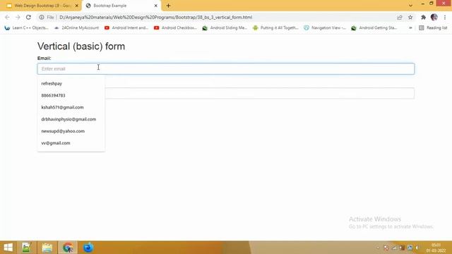 Bootstrap For Forms| Bootstrap 3 | Example And Tutorial #9(Part1) - Gujarati смотреть онлайн