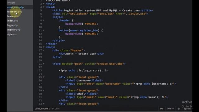 login, logout system in php with source code смотреть онлайн