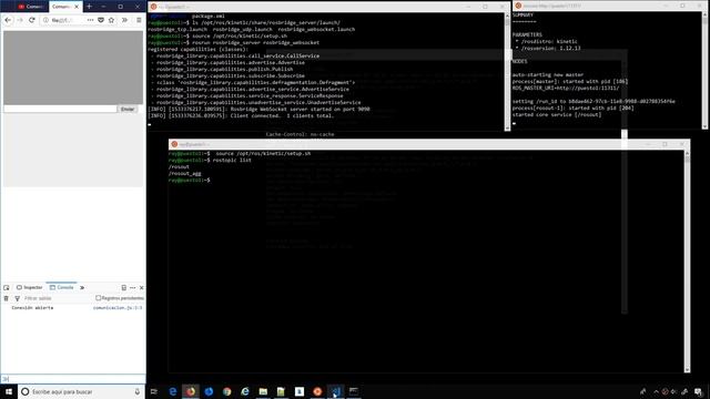 Robótica: Comunicación de ROS mediante un navegador WEB #3.2 смотреть онлайн