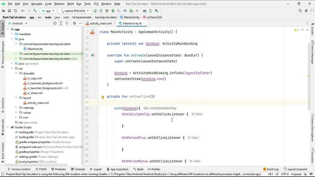 Tip Calculator App in Android Studio Using Kotlin | Basic Logic | Hindi #2 смотреть онлайн