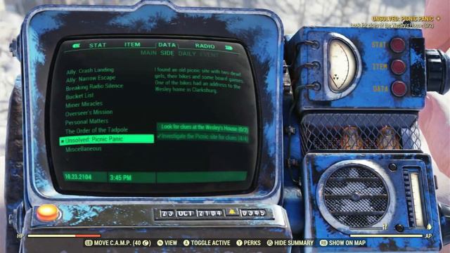 [08] Unsolved: Picnic Panic (Side Quest) | Fallout 76 - Wild Appalachia смотреть онлайн